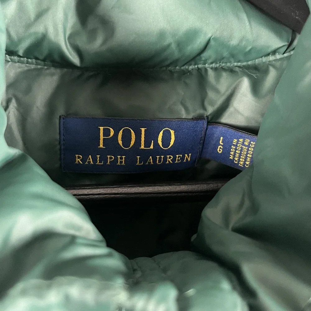 Polo Ralph Lauren Green Colden Packable Gilet Vest Large